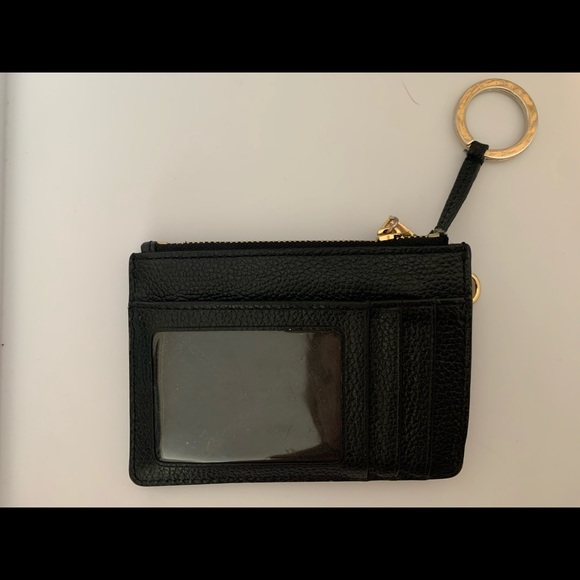 REAL MICHAEL KORS BLACK MINI KEYCHAIN WALLET - Picture 2 of 4